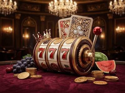 A luxury golden Plinko board with glowing lights and floating gold coins.